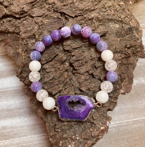 Amazon.com: Triple Protection Bracelet for Women, Genuine Healing Crystal  Bracelet Amethyst Black Obsidian Hematite 6mm, Pyramid Energy Crystal Beads  Bracelet Christmas Gifts for Mom Wife for Protection Balance : Handmade  Products