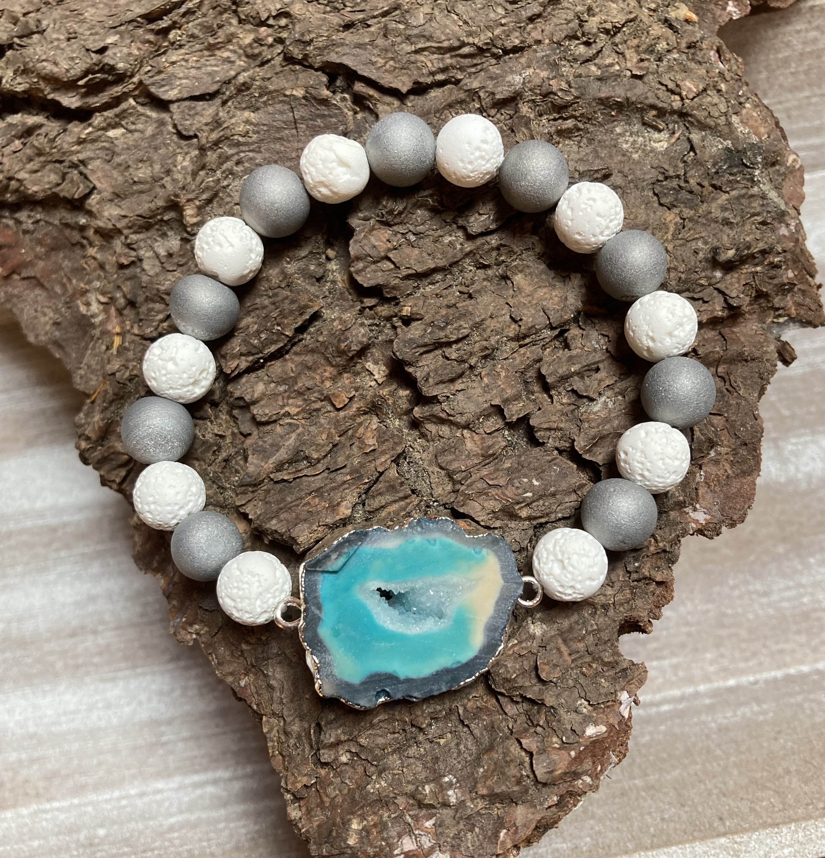 Turquoise Crystal Bracelet | GAIA CENTER Crystal Shop in Cyprus